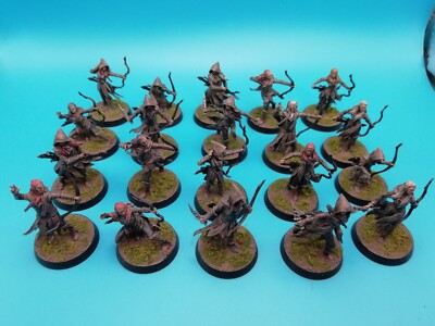 20 x Well painted Mirkwood Rangers LOTR GW MESBG Lord of the Rings MTO