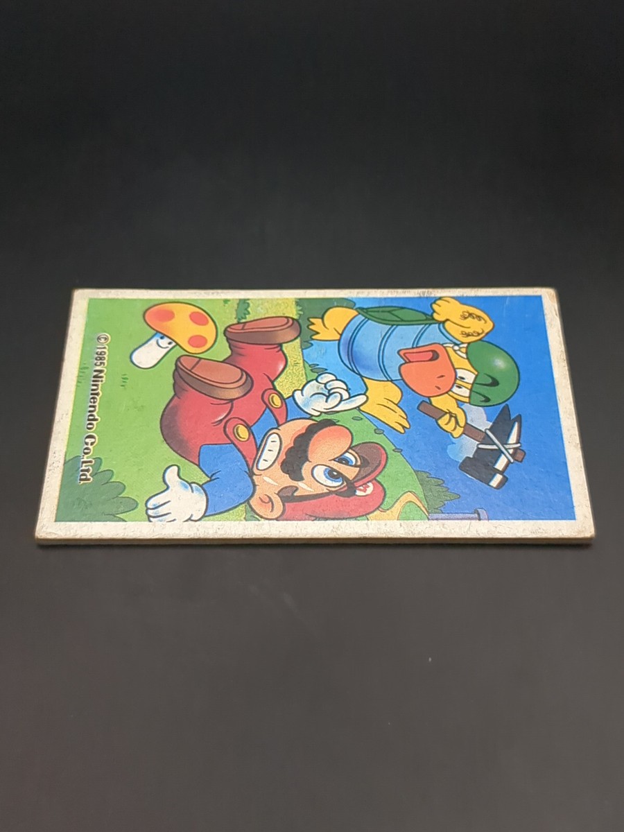 MARIO Hammer Bro SUPER MARIO BROS Card Menko 1985 Nintendo Vintage