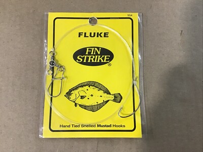 Fin Strike Fluke Rigs Wide Gap W/Sinker Snap 554-1008-0148 ( New Old Stock )