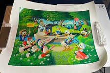 Carl Barks “Surprise Party at Memory Pond”#430/500.Donald Duck’s 60th Bday Party