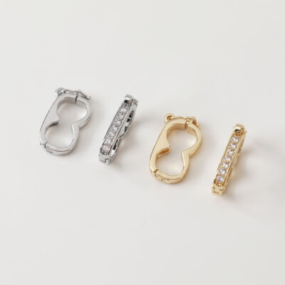 10pcs Pendant Bail with Open Loop,Bail Clasp For Jewelry Making,Charm Clasp Bail