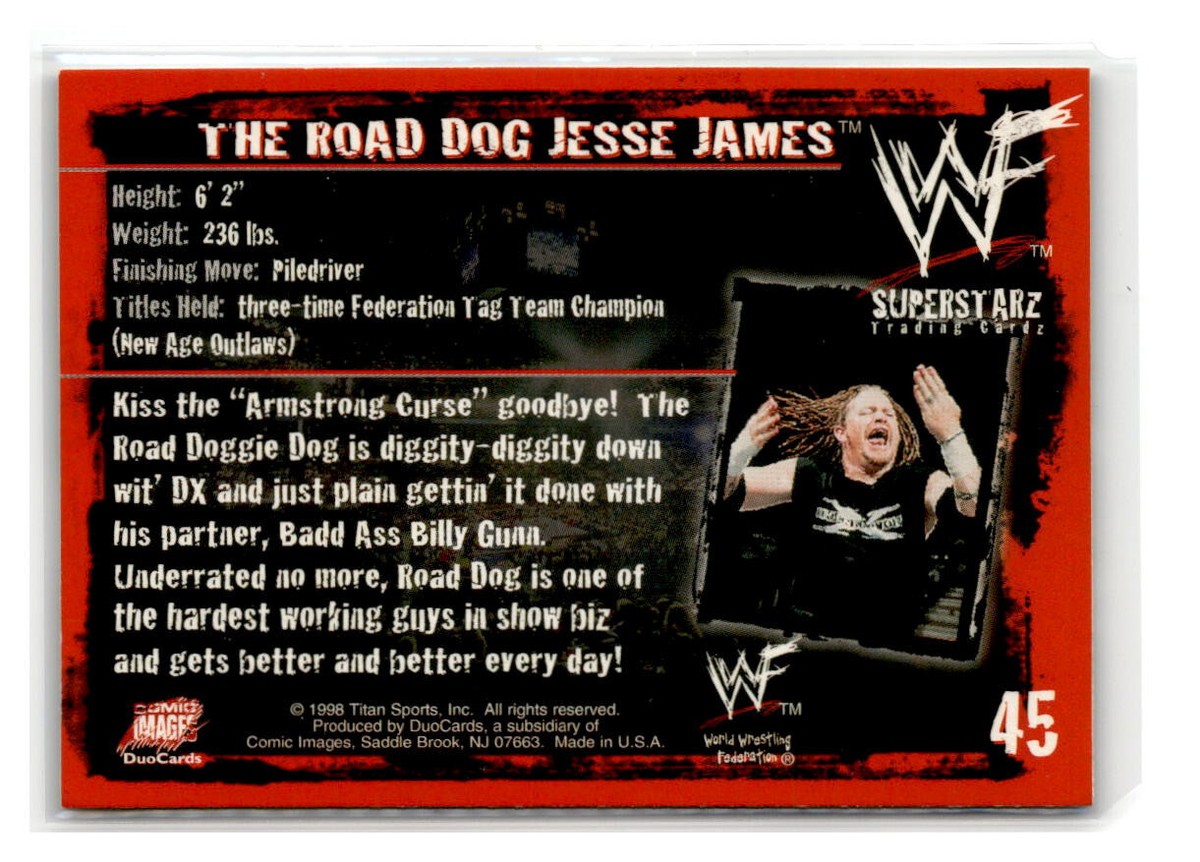 1998 - WWF (WWE) Superstarz - Comic Images - Jesse James - #45 | eBay