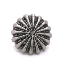 Pinwheel Concho Antique Nickel 1" (2.5 cm) Stecksstore 2257-21