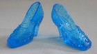Disney ELSA Barbie Doll's Blue TRANSLUCENT GLITTER SHOE Frozen Ice Queen Target — photo 2