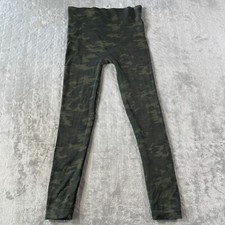 Spanx Leggings Women Size Medium Camo Crop 23" Mid Rise Seamless