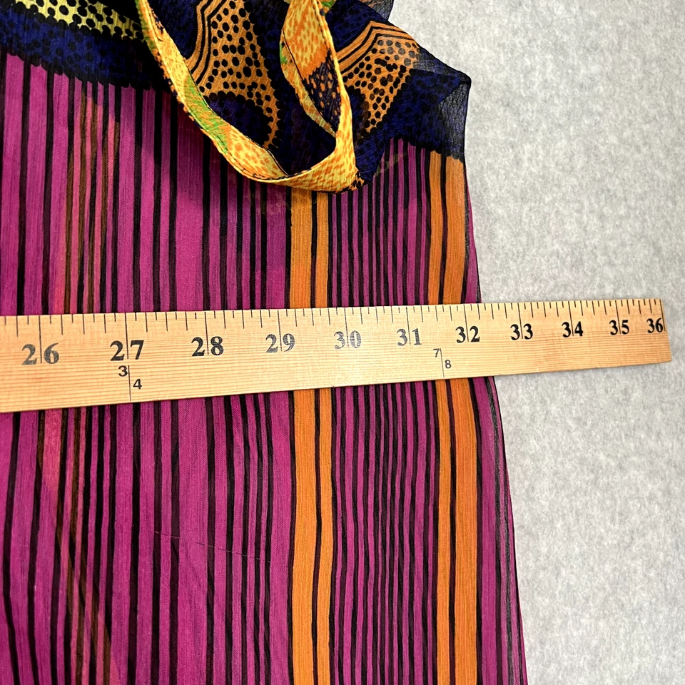 Top túnica transparente manga corta La Rok para mujer M multicolor nuevo con etiquetas Foto 3 de 4