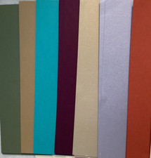 Stampin Up Paper CARD STOCK 8.5 x 11 Assorted Subtle, Regals, Brights  In Color