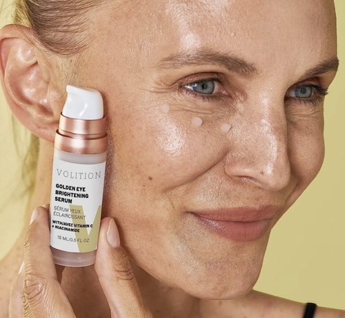 VOLITION BEAUTY Suero Iluminador de Ojos Dorado con Vitamina C Niacinamida 0.5 OZ - Imagen 4 de 10
