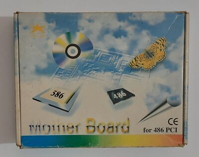 Lucky Star LS-486E Retro ISA 486 Motherboard + AMD 80486DX4 100MHz + 32MB RAM Original Box