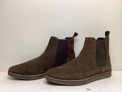 VTG MENS ASOS CASUAL SUEDE ANKLE DARK BROWN BOOTS SIZE 10 | eBay display picture 2