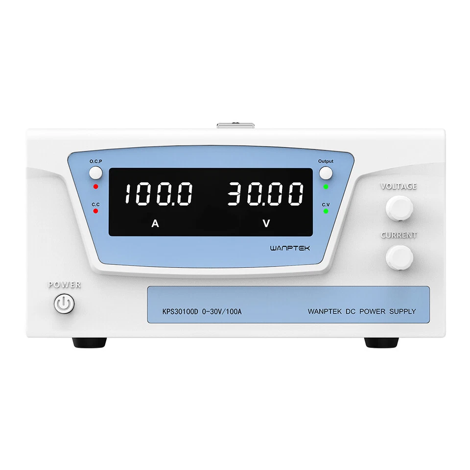 0-60/100/150/200/300V 0-5/10/50A Lab Adjustable Bench DC Power Supply Variable - Image 3 of 4