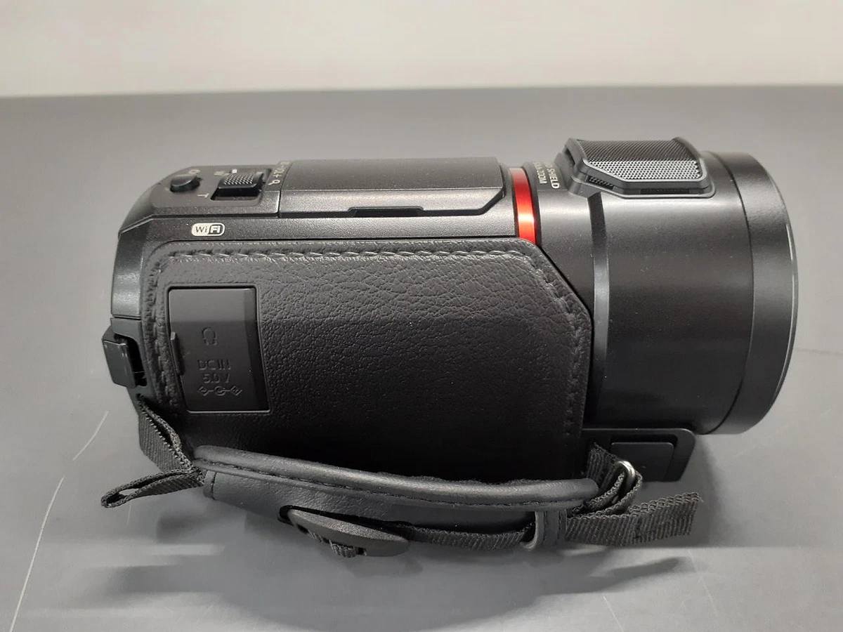 Panasonic HC-WX1M digital Camcorder 4K SDXC AVCHD wifi black power adapter