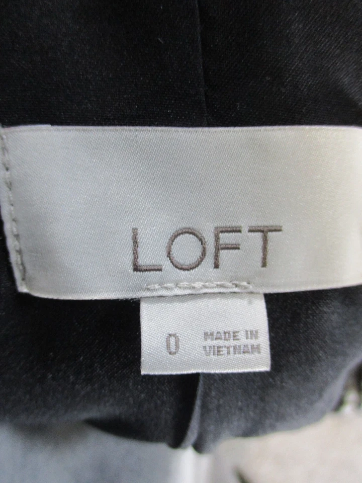 Abrigo deportivo Loft para mujer 0 negro blanco lana espiga blazer Foto 3 de 4