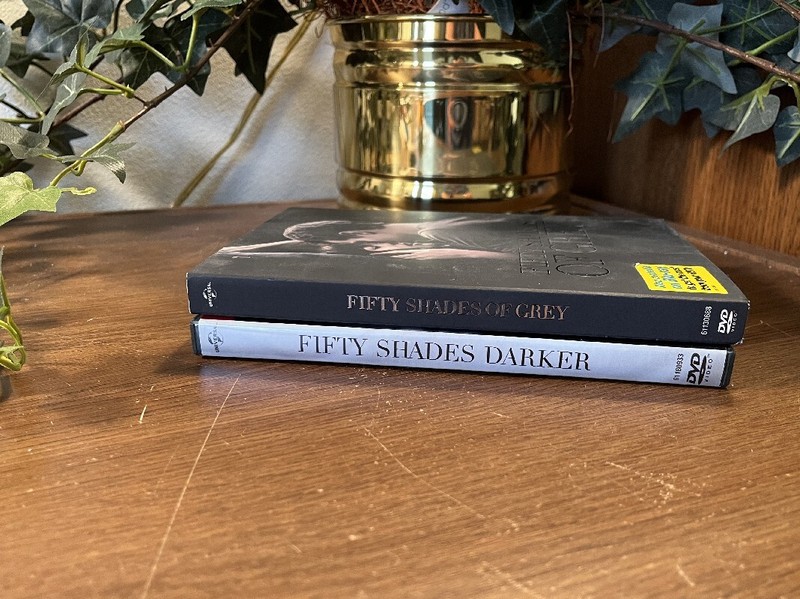 DVDs ~ FIFTY SHADES of GREY and FIFTY SHADES DARKER ~ LIKE NEW!