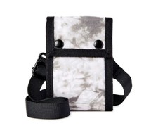 No Boundaries Double Snap Lanyard Wallet Brown/White Camouflage NWT