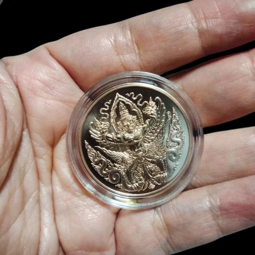 Garuda MingMongkhon Münze 91. Jahrestag des Finanzministeriums Thai Amulett - Bild 8 von 9