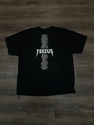 Kanye West Yeezus Tour 2013 Black Skinhead Tour T Shirt Size XXL