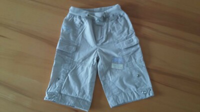 Dünne Sommer/Frühlingshose, Caprihose, mit umschlagbaren Beinen, Hose, Gr. 80