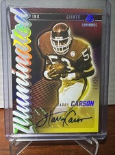 2024 Panini Luminance Harry Carson Illuminated Ink #II-HCN Gold 17/50
