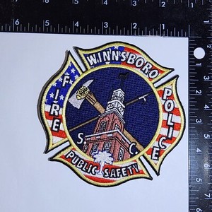 Winnsboro, South Carolina Fire Department Patch. Great Condition!
