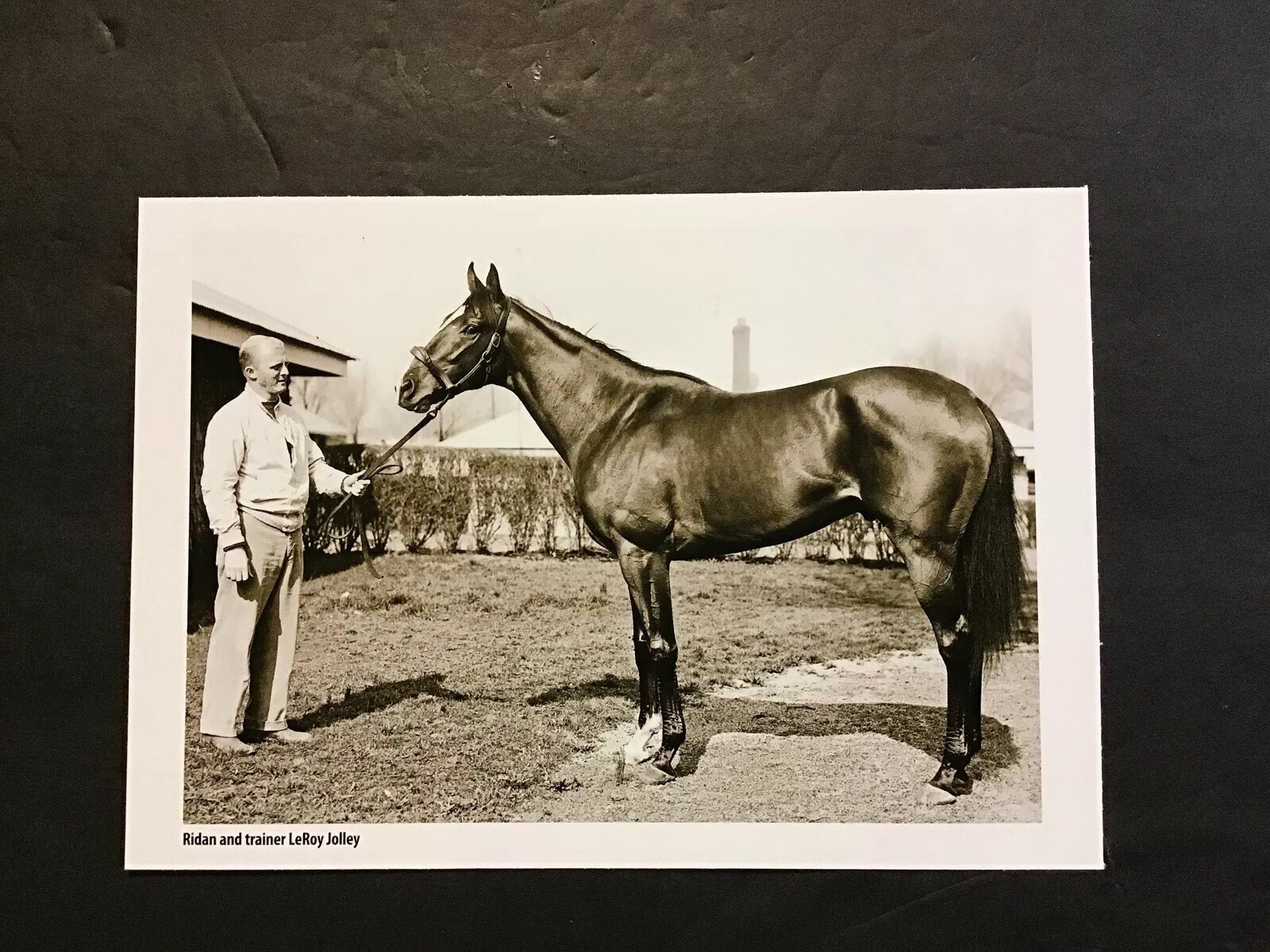 RIDAN photo Horse Racing LEROY JOLLEY eBay