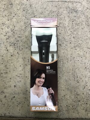 Open Box - Samson Karaoke Dynamic Microphone M5 - Cool Find! Fast Shipping!