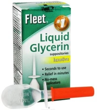 2 Pack - Fleet Liquid Glycerin Suppositories 4 Each