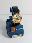VINTAGE DISNEY GOOFY BACKWARDS Watch Lorus by Seiko V516-6A00 - READ CONDITION -