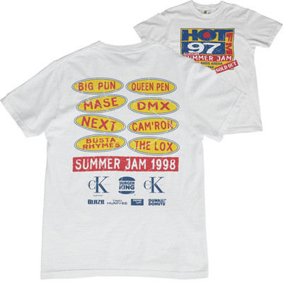 Hot 97 Summer Jam 1998 Vintage Style Rap Tee Big Pun DMX Mase The