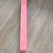 Manique Foldable Foam Gymnastics Balance Beam Pink/Black 240cm Beginner