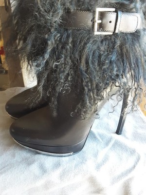 Alexander McQueen,  High Heels, 37,5, Schwarz Mit  Details
