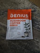 The genius brand mushroom coffee + collagen 30 servings 10.6 oz