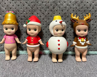 Sonny Angel 2005 2008 2009 Christmas Series 4er Set Mini Figur Japan Authentic