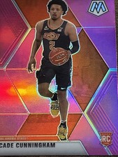 2021 Panini Chronicles Mosaic Draft Picks Cade Cunningham Pink Prizm RC