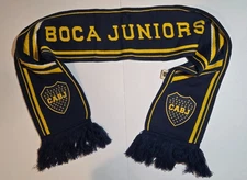 BOCA JUNIORS CABJ OFFICIALLY LICENSED SCARF/BUFANDA XENEIZES   ARGENTINA SOCCER