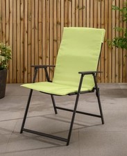 Garden Foam Seater Covers Foam Pad Alfresco Seat Pad - - Green X4 B&M