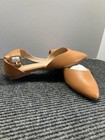 VenusCelia Shoes Womens Size 8 Camel Brown Ankle Strap Pointed Toe Flats Dressy — photo 4