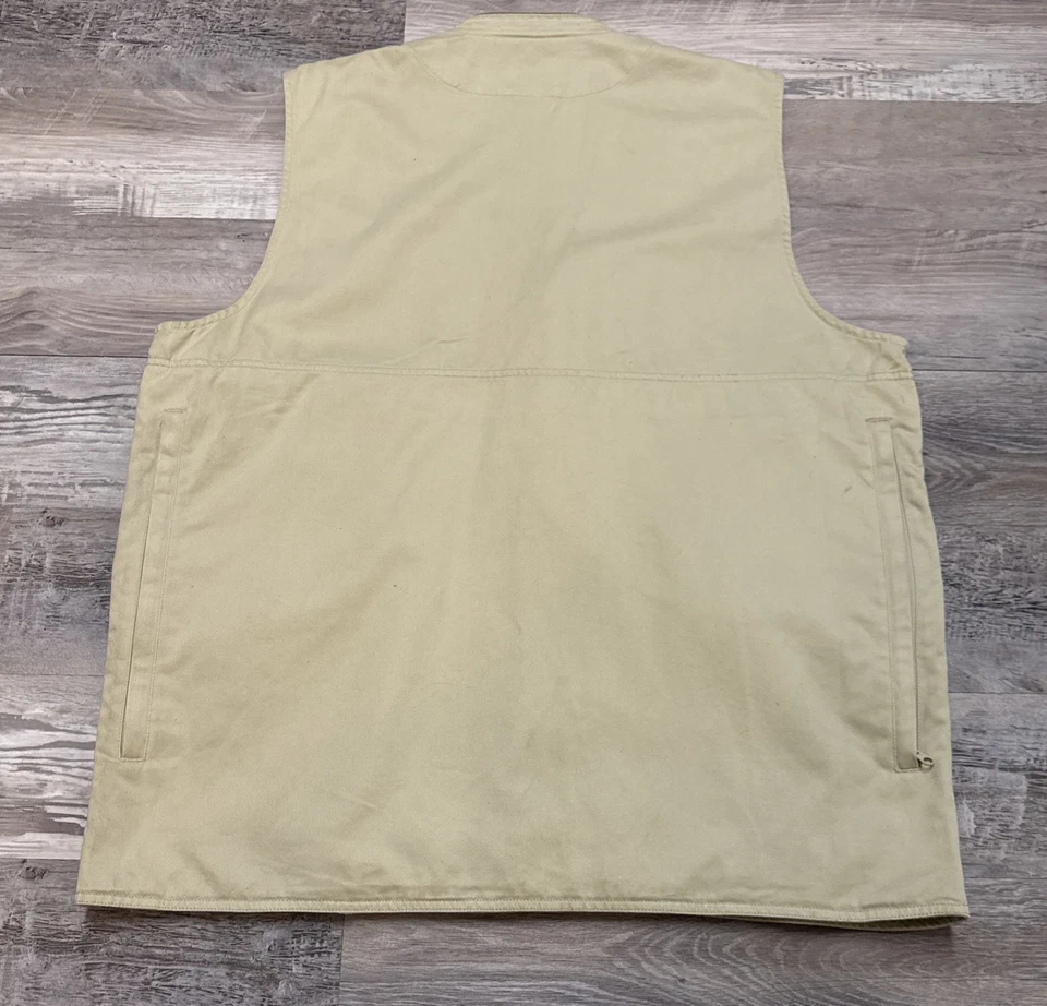 Beretta Shooting Shooters Cargo Pocket Vest Men’s Beige Size XXL - Image 4 of 4