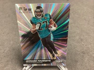 2018 Leonard Fournette Panini Day The Top 100 Rainbow Spokes SSP /50 Absolute 