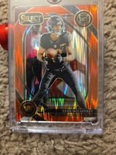 2024 Panini Select - Red Prizm Shock #279 Luke McCaffrey 57/249