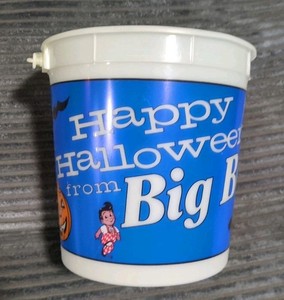 Big Boy Restaurant Advertising Glow In The Dark Candy Halloween Bucket