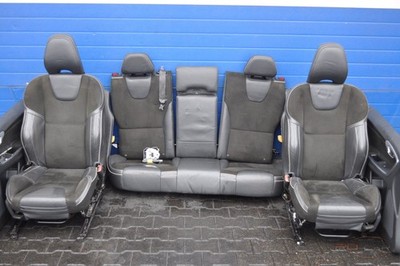 VOLVO XC60 I Tür Panel Innenausstattung Sitze Rücksitz Leder&Alcantara