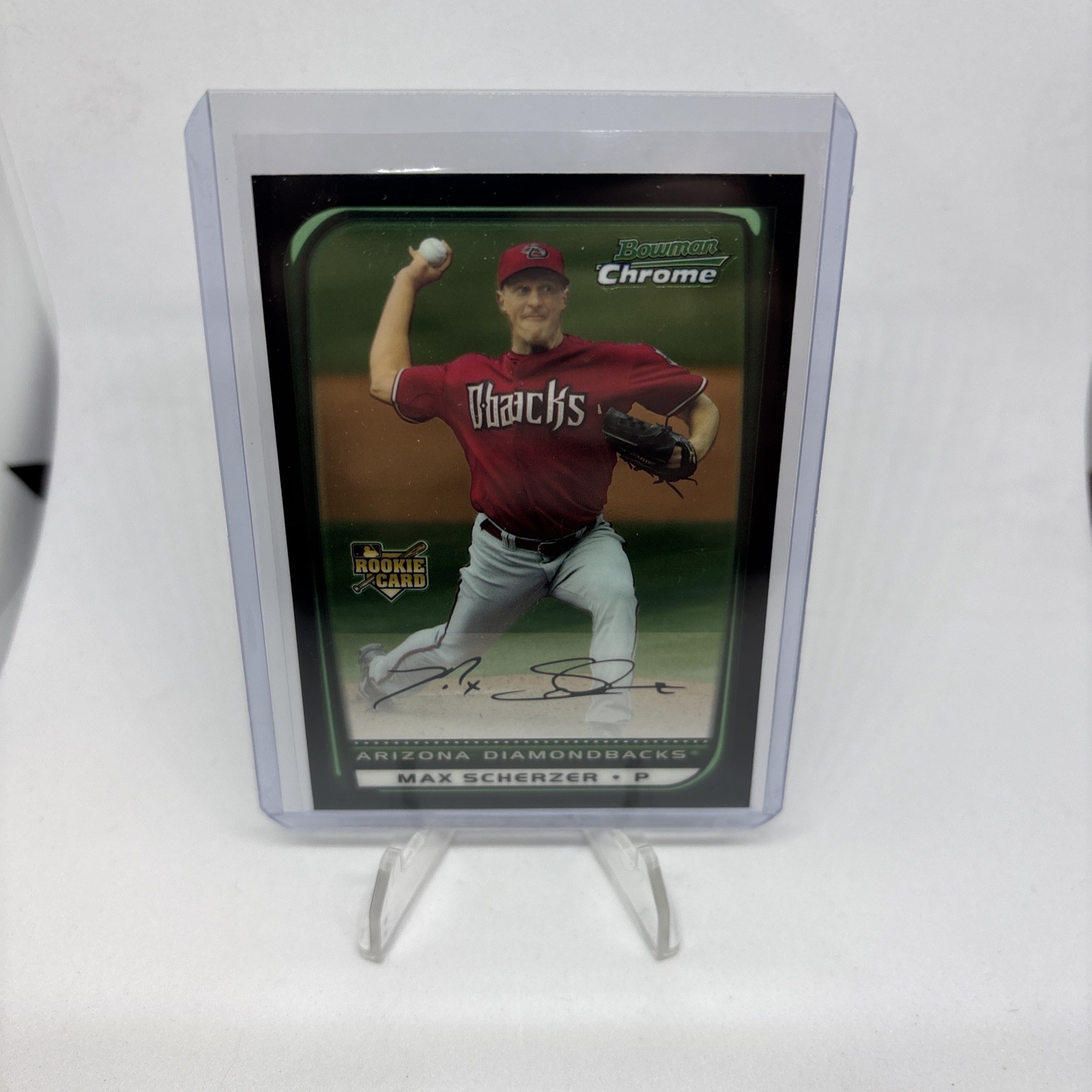 2008 Bowman Draft Picks & Prospects Max Scherzer #BDP33 Chrome (RC) Rookie