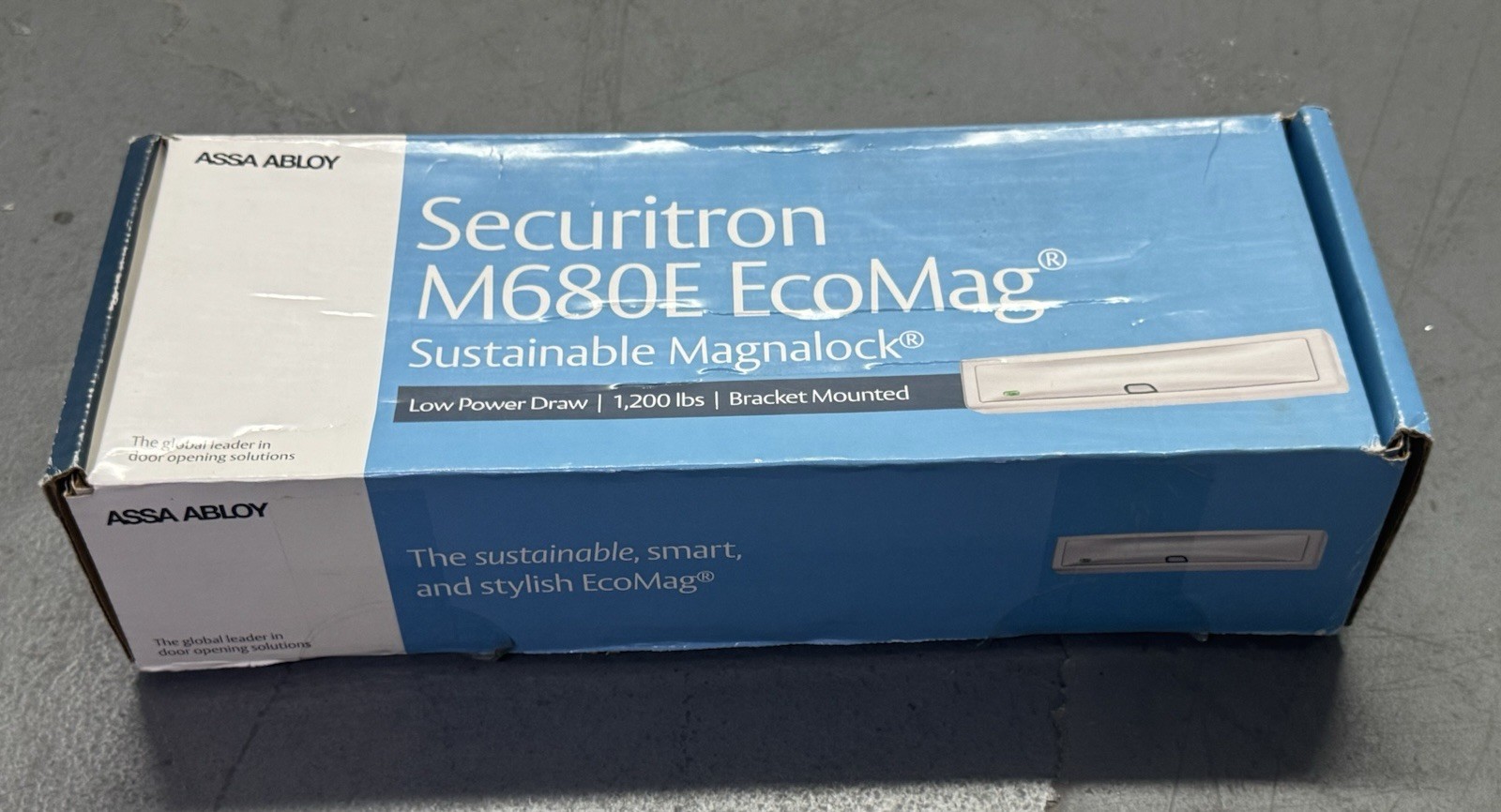 NEW MagLock Securitron 1200 lbs. DPS | Eco |M680EBD-628 12/24DC