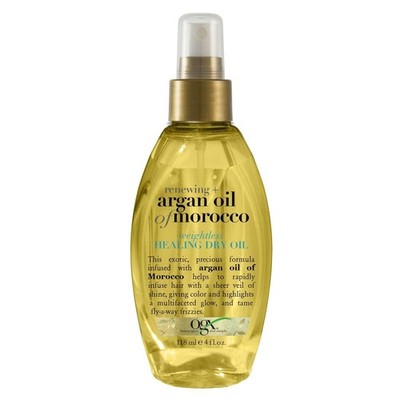Ogx Renewing & Argan Oil of Morocco Weightless Healing Dry Hair Oil Spray, 4 Oz