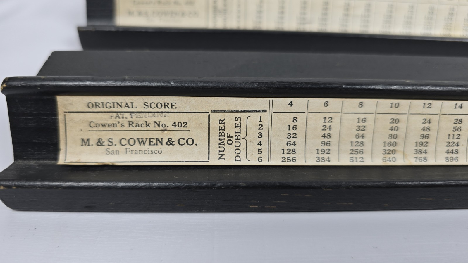 Vintage Set of 4 1920's Mah Jong Racks  M. & S. Cowen & Co. 402 Pat. Pending