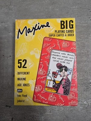 Maxine Big Playing Cards 52 Different Maxine - Age Jokes Funny Card Deck Humor
