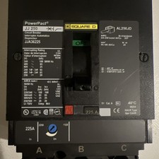 Square D JJA36225 3 Pole 225 Amp 600 Volt I-Line PowerPacT-New /No box