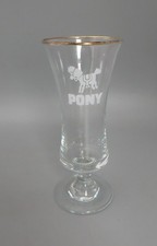 Vintage Pony Sherry Schnoor Drinking Glass - 1960's