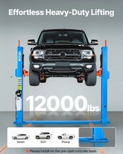 2 Post Lift 12000 Lbs Capacity 220v 2.95 Hp Powerful Motor Two Post Car Lift 2 Post Lift 12000 Lbs Capacity 220v 2.95 Hp Powerful Motor Two Post Car Lift